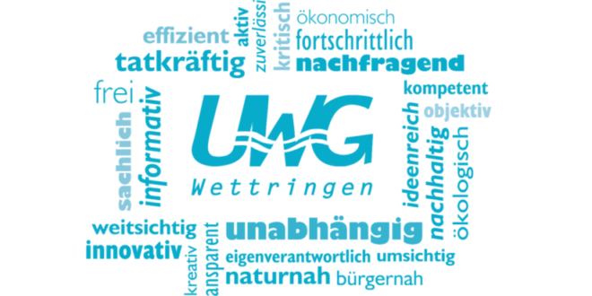 Wohnen & Bauen, Naturschutz, Förderung des Ehrenamts- UWG Anträge zum Haushalt 2019