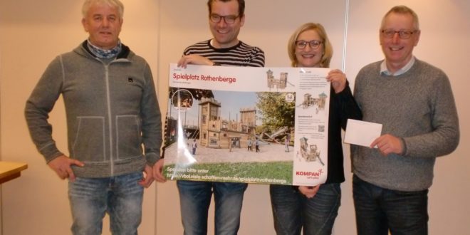Spende für die Initiative Spielplatz Rothenberge